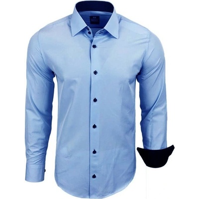 Rusty Neal košile pánská dlouhý rukáv slim fit R-44 světle modrá