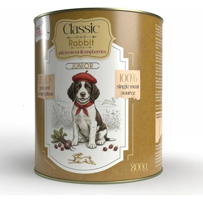 Syta Micha Classic Junior Rabbit with beetroot and raspberries Mono 800 g