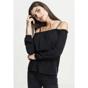 Urban Classics Дамска блуза с голи рамене Urban Classics в черен цвятMODEL133 SALE - , размер M