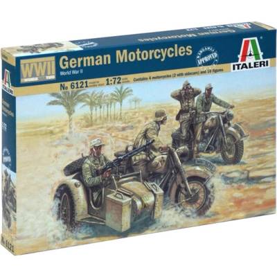 Italeri figúrky nemeckí motocyklisti WW2 1:72