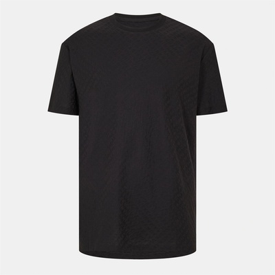 Armani Exchange Тениска Armani Exchange Men's Regular Fit T-Shirt - Black AOP FC022