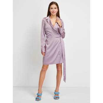 GUESS Светлолилава дамска рокля Guess с лъскава обвивка Guess | Lilav | ЖЕНИ | M