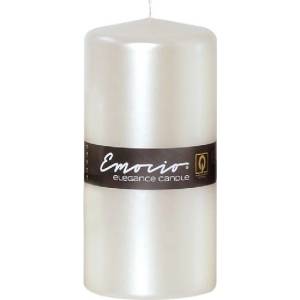 Z - TRADE s. r. o Z - TRADE s. r. o. Свещ Emocio Elegance Cylinder, перлено бяла, 100x200 мм