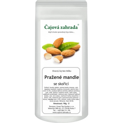 Čajová zahrada Pražené mandle se skořicí ovocný čaj 90 g