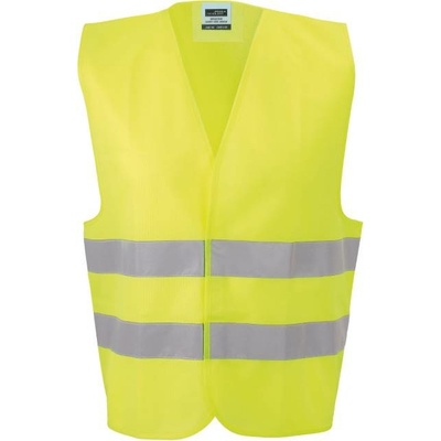 James & Nicholson JN 815 Bezpečnostná vesta fluorescent yellow