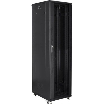 Lanberg Комуникационен шкаф Lanberg rack cabinet 19" free-standing 37U / 800x800 self-assembly flat pack, black (FF01-8837-12B)