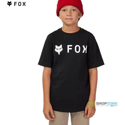 FOX Yth Absolute Ss Tee Black