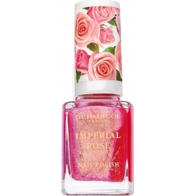 Dermacol Imperial Rose lak na nechty trblietavý 03 11 ml