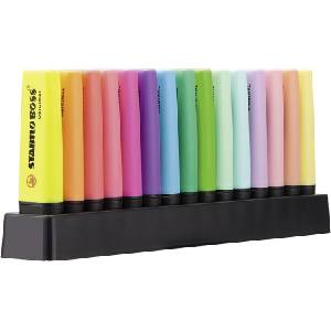 STABILO Комплект текст маркери, Stabilo, Boss Original Deskset ST7015-01-5, 15 цвята (ST7015-01-5)