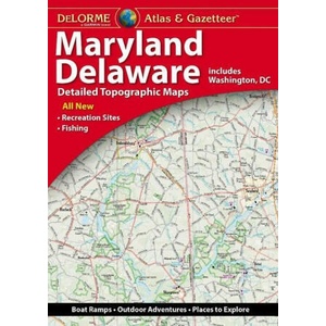 Delorme Atlas & Gazetteer: Maryland & Delaware (ISBN: 9781946494559)