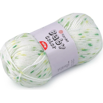 Pletací příze Baby Color 50 g Varianta: 12 (216) zelená, Balení: 1 ks 51220/126233/252399