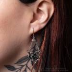 Alchemy gothic обеци ALCHEMY GOTHIC - Heart of Blackness - E491