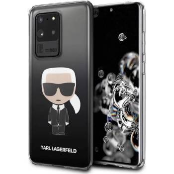 Image 1 of KARL LAGERFELD Iconic Gradient Case - дизайнерски кейс с висока защита за Samsung Galaxy S20 Ultra (черен)