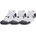 Under Armour Performance Tech 3pk NS Socks White M