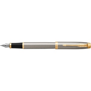 Parker Royal IM - златна клипса, полирана метална писалка с пълнител 7040304005 (7040304005)