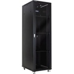 Linkbasic 19" Комуникационен шкаф със стъклена врата, 600x800 мм. , черен, Linkbasic NCB (37U) (NCB37-68-BAA-C)