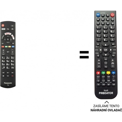 Dálkový ovladač Predátor Panasonic TX-50HX580E – Hledejceny.cz