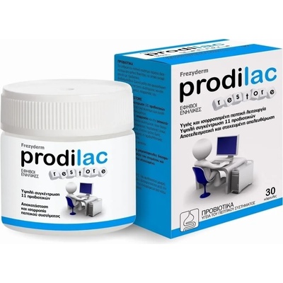 Frezyderm Хранителна добавка Пробиотик за 16 до 50 години, Frezyderm Prodilac Restore 30caps