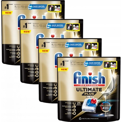 Finish Ultimate Plus All in1 kapsle do myčky 4 x 25 ks