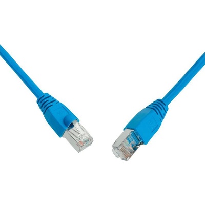 Solarix C5E-315BU-10MB Patch CAT5E, UTP, PVC, 10m, modrý