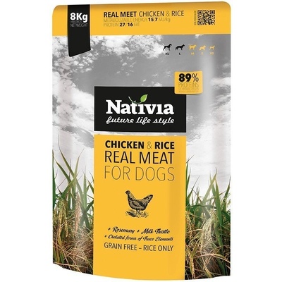 Nativia Real Meat Chicken & Rice 8 kg