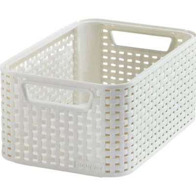 CURVER Košík box s víkem - S - krémový R41115