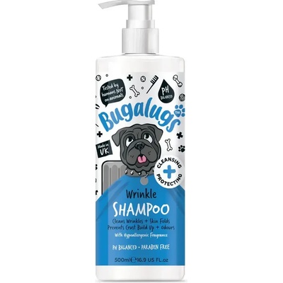 Bugalugs Wrinkle Chlorhexidine Shampoo Шампоан за Кучета с Кожни Гънки