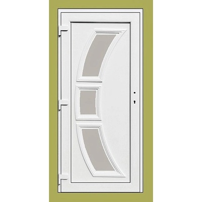 Vchodové dveře biele SOFT Celia | 98x198 cm, ľavé