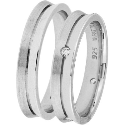 Pattic Stříbrný snubní prsten AT0998