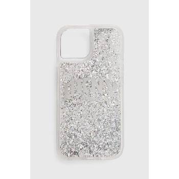 DKNY Кейс за телефон Dkny iPhone 15 / 14 13 6.1" в бяло DKHCP15SLBNAET (DKHCP15SLBNAET)