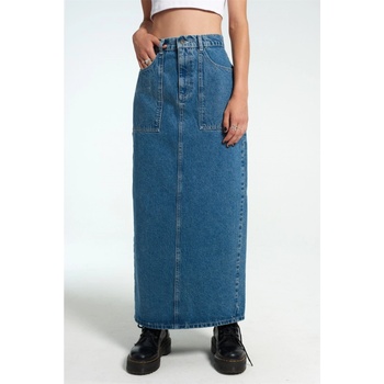 The Ragged Priest Пола The Ragged Priest Women's Carpenter Maxi Skirt - Blue