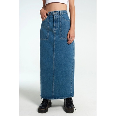 The Ragged Priest Пола The Ragged Priest Women's Carpenter Maxi Skirt - Blue