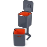 Joseph Joseph Кошче за отпадъци TOTEM COMPACT 30065 40л, за сортиране на отпадъци, графит, Joseph Joseph (JS30065)