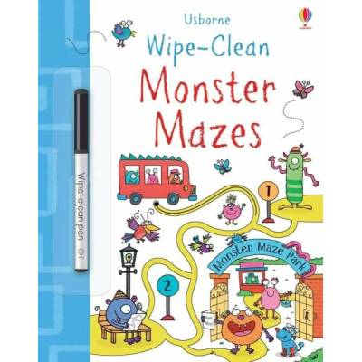 Wipe-Clean Monster Mazes | JANE BINGHAM