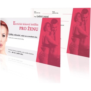  Erotická šeková knížka pro ŽENU