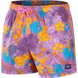 Speedo Бански гащета Speedo Men's Print Swim Shorts - Purple/Yellow