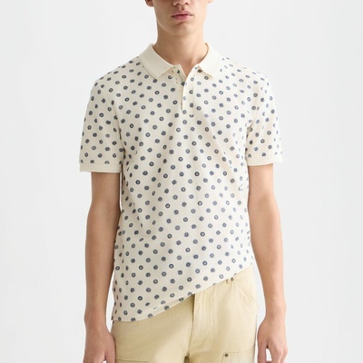 Scotch & Soda Microprinted Polo