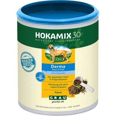 GRAU 2x350г HOKAMIX30 Derma GRAU, прахообразна хранителна добавка за кучета