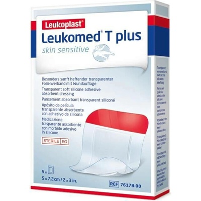 Leukomed T Plus Skin Sens.5 x 7,2 cm 5 ks