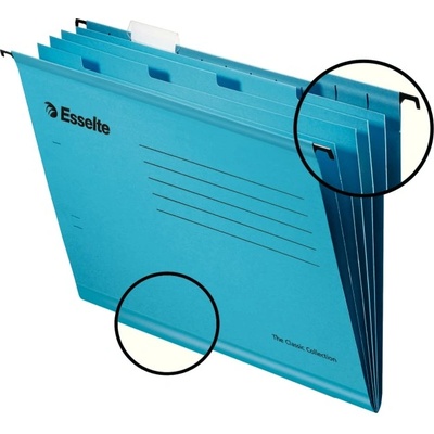 Esselte Шкаф ESSELTE Classic A/4 с картонени разделители рециклиран син 10 броя 93133 (93133)