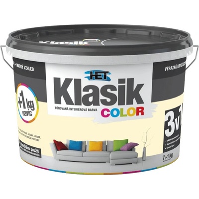Het Klasik Color - KC 667 žlutý vanilkový 7+1 kg