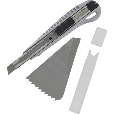 Shesto Modelcraft zalamovací kovový nůž s 10 čepelemi 9x0.3 mm