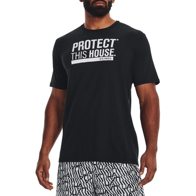 Under Armour tričko UA ProTECT This house SS black 1379022-001