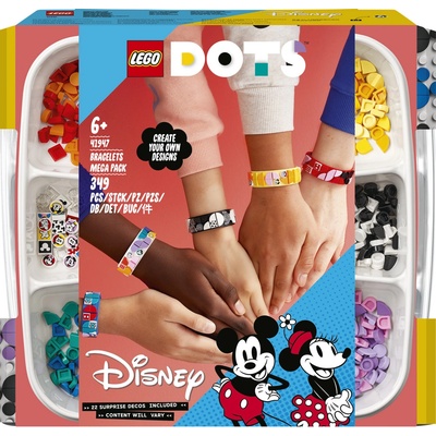 LEGO® DOTS™ 41947 Mega balení náramků Mickey a přátelé