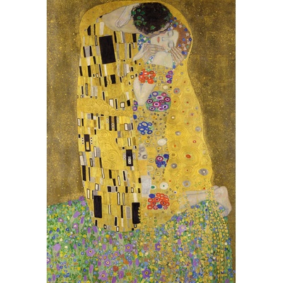 Plagát, Obraz - Gustav Klimt - The Kiss, 80 × 120 cm
