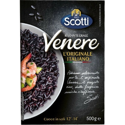 Scotti Venere celozrná čierna 10 x ryža 0,5 kg