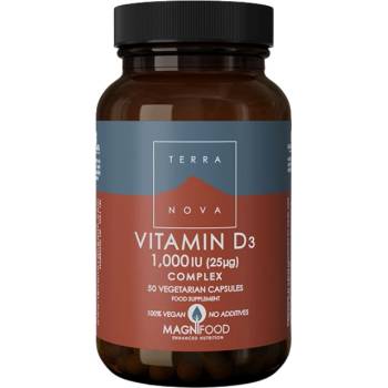 Image 1 of Terranova Vitamin D-3 1000 IU [50 капсули]