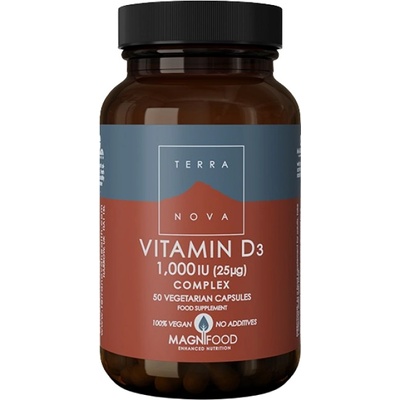 Terranova Vitamin D-3 1000 IU [50 капсули]