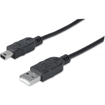 Manhattan kábel USB 2.0 A-mini B propojovací 1,8m