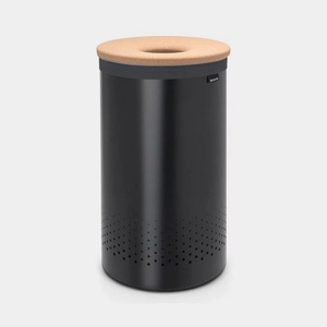 Brabantia 60 л. черен кош за пране с корков капак Brabantia (1000826)
